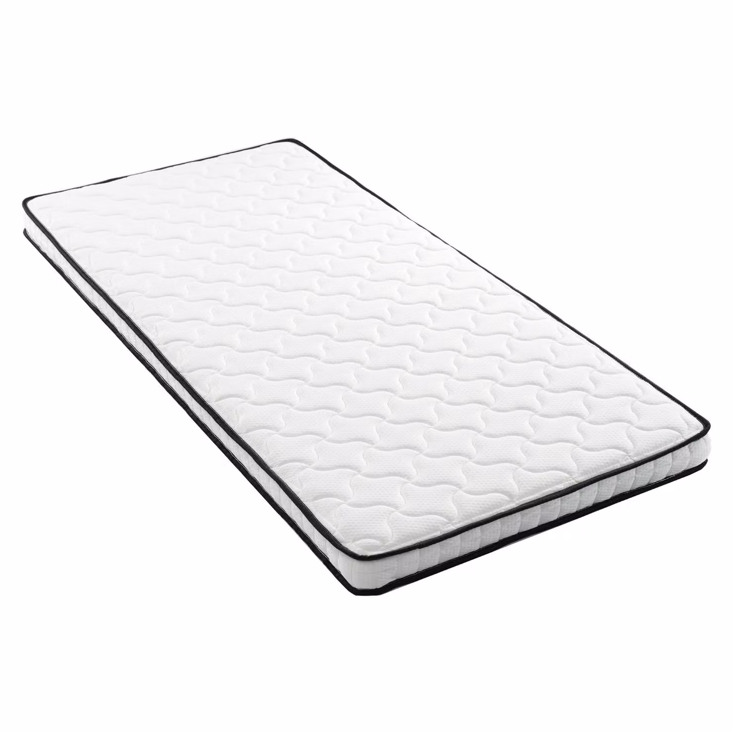 Materasso a molle insacchettate, dimensioni: 90 x 190 cm, spessore: 12 cm, grado di rigidità: H3, con moduli ergonomici e supporto per la zona lombare; materasso arrotolabile