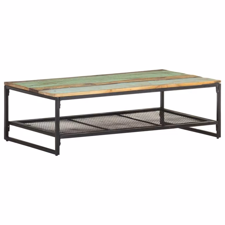 Maison Exclusive - Tavolino da caffè 110x60x35 cm, realizzato in legno massello riciclato