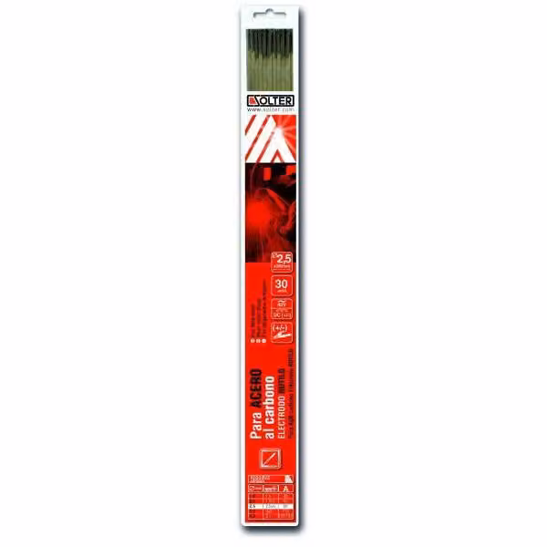 Elettrodi Solter Ø 2,5 mm Rutilo Acciaio al carbonio (30 pezzi)
