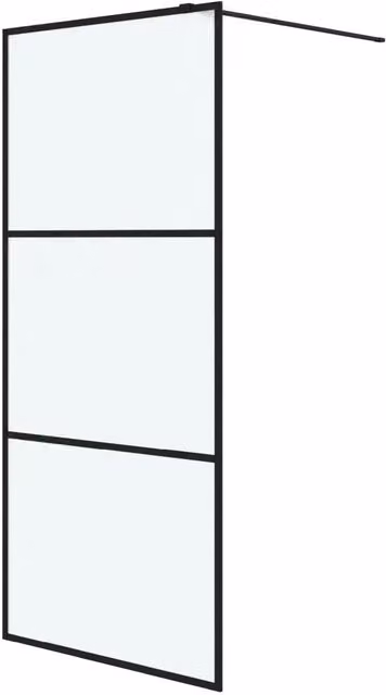 Parete Doccia Walk in 90x195 cm Vetro Smerigliato ESG CFW1350607
