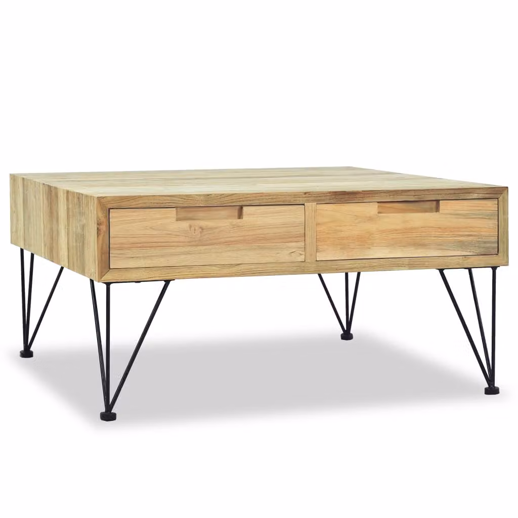 Maison Exclusive - Tavolino 80x80x40 cm in legno massello di teak