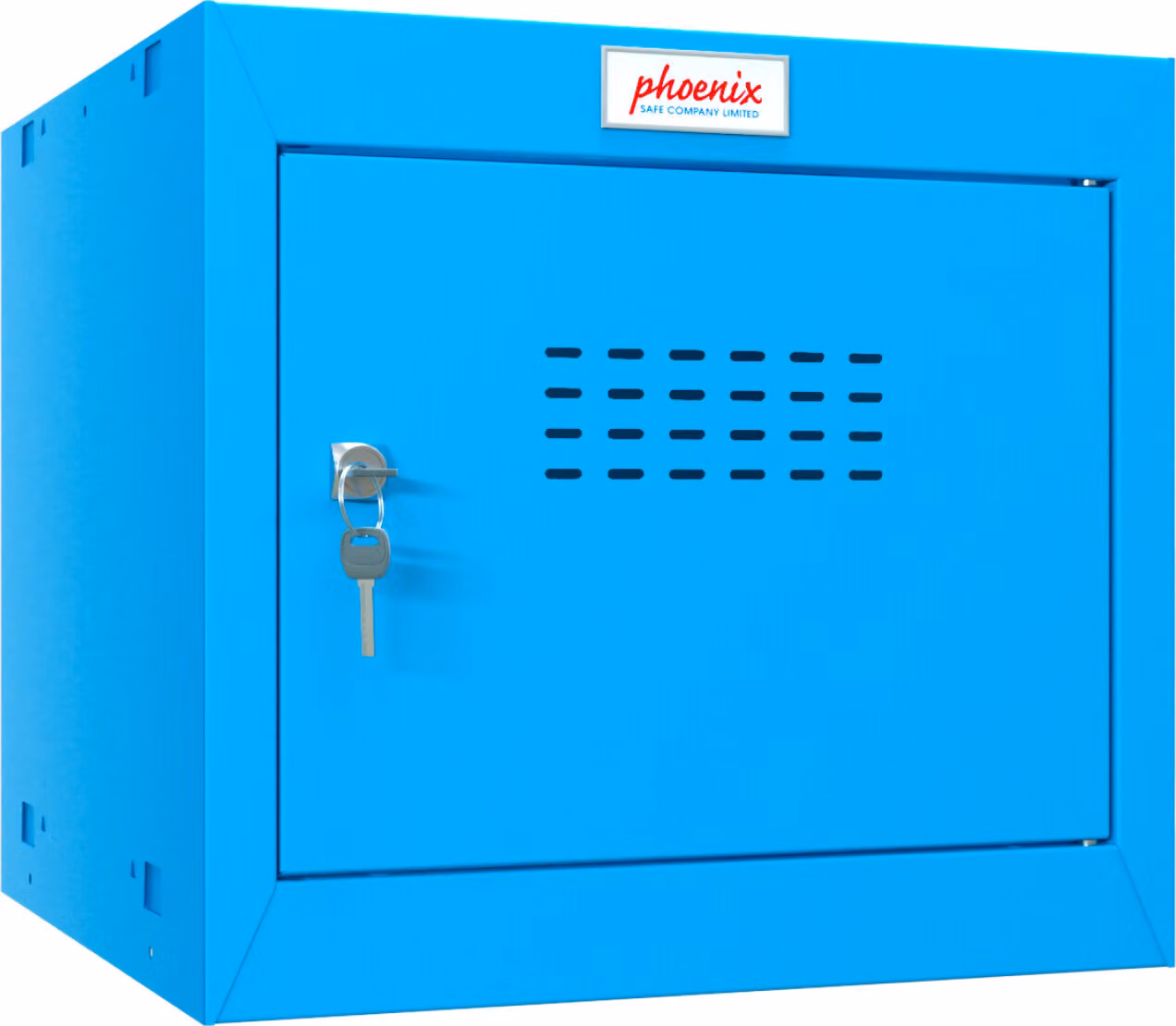 phoenix CL0344BBK phoenix Armadietto a cubo CL0344, serratura a chiave, blu