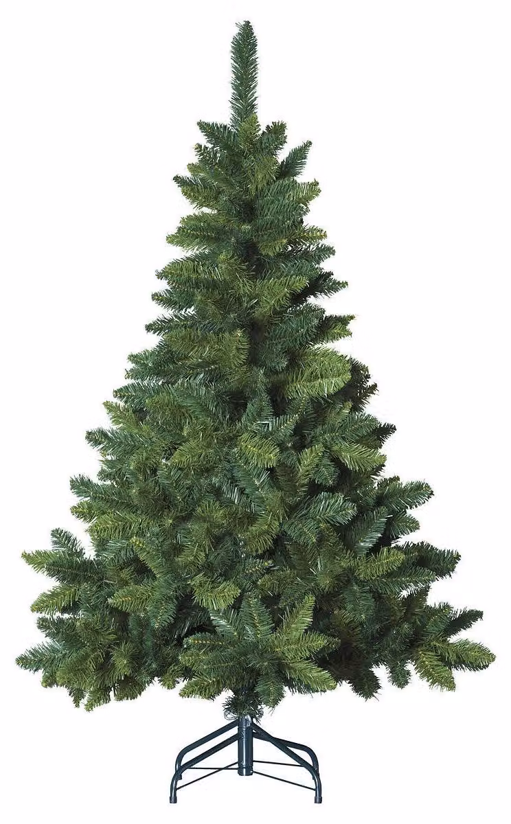 Albero di Natale artificiale, su supporto, altezza 120 cm