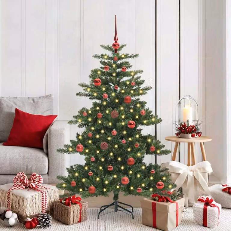 Maison Exclusive - Albero di Natale artificiale pieghevole, verde, 150 cm, in PVC e acciaio