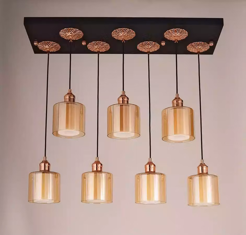 Deckenkronleuchter Kristallhänger Lüstern Luxus Deckenbeleuchtung Gold