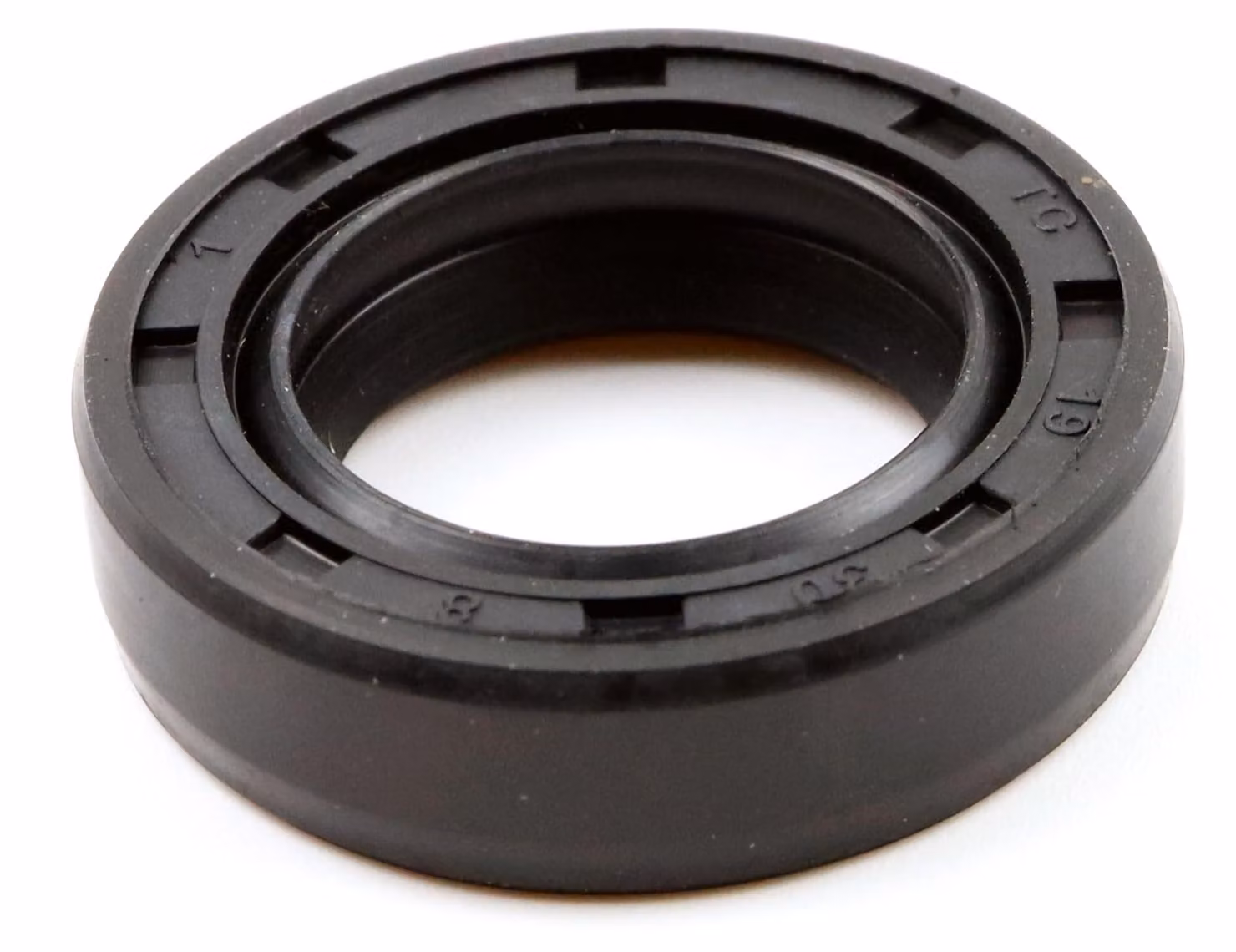 Guarnizione radiale per albero, dimensioni 19x30x8 mm, materiale NBR70, conforme alla norma DIN 3760
