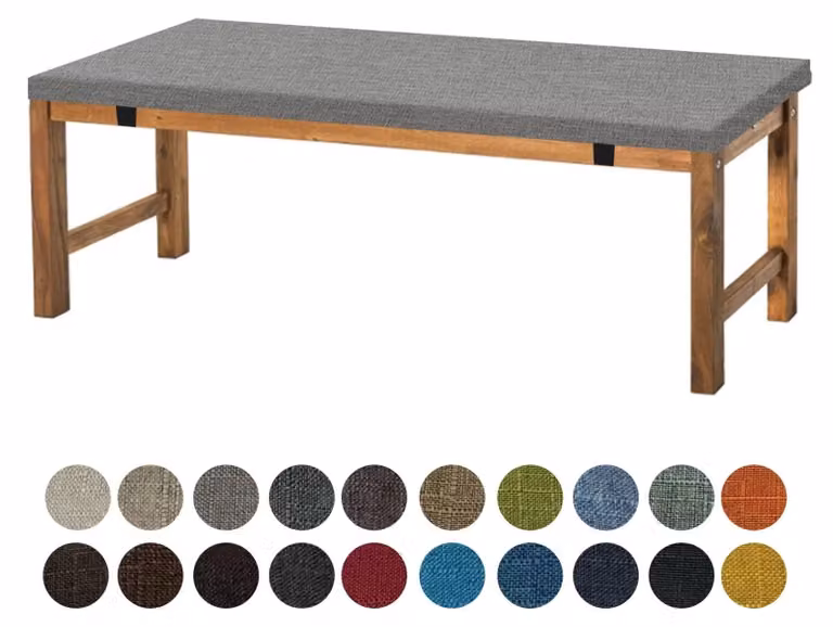 Omgoods - Cuscino per panca da giardino, 120 x 40 x 5 cm. Lavabile e antiscivolo