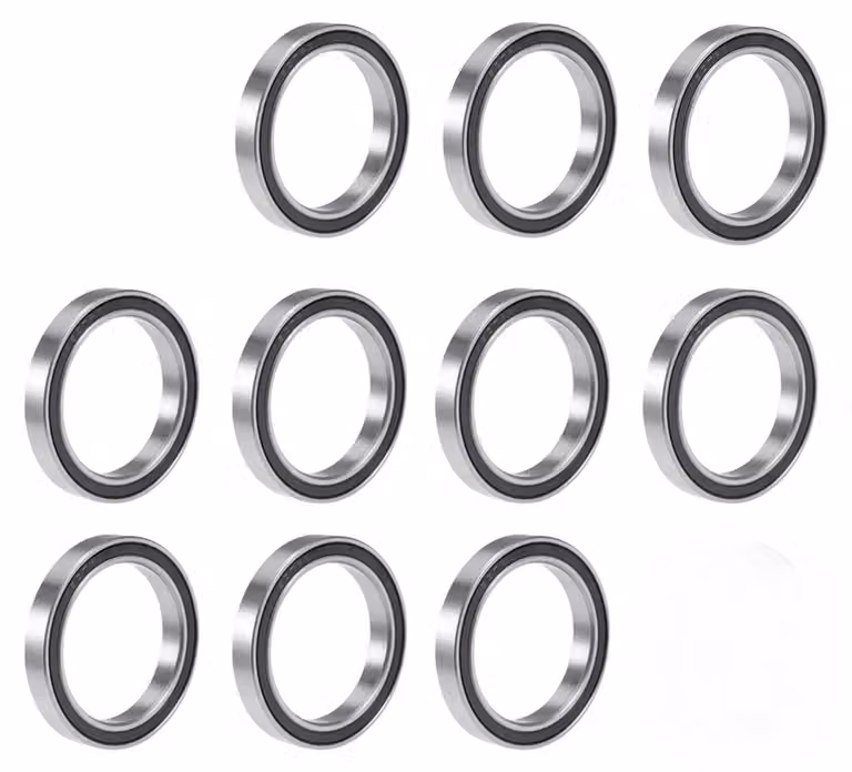 Set di 10 cuscinetti a sfera 6703-2RS con doppia guarnizione in gomma