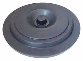 Coperchi Per Bidoni Con Maniglia Centrale Neri - lt.50 - 75