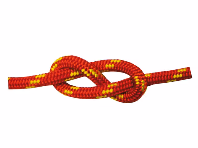 Treccia in corda di plastica rossa Cavalieri diametro 10 mm