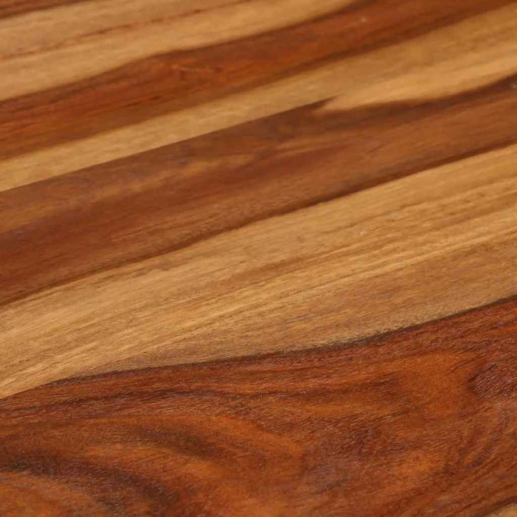 vidaXL Tavolino in legno massiccio di acacia marrone miele 110x50x37 cm
