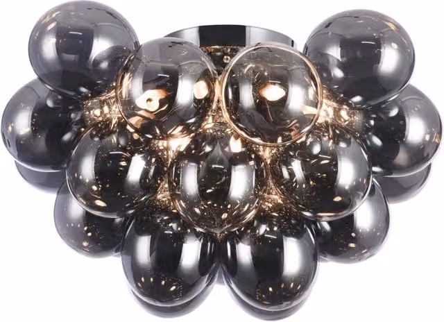 Plafoniera Maytoni Balbo 8 luci nichel vetro fumé sfere