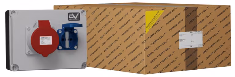 Wall box WDD 1x32A 1x230V distributore di potenza Doktorvolt®