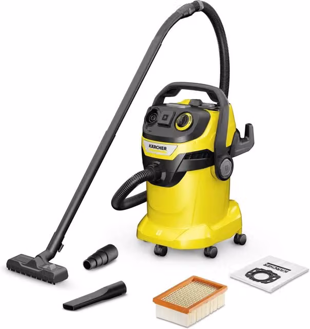 Aspiratutto Karcher WD 5 P V-25/5/22 Giallo in Plastica – 1