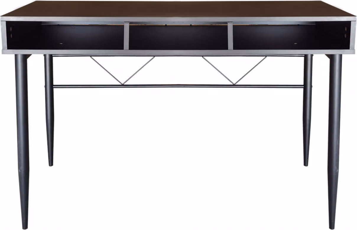 Bureau Stoer - tavolino da ingresso o da corridoio - stile industriale moderno - nero
