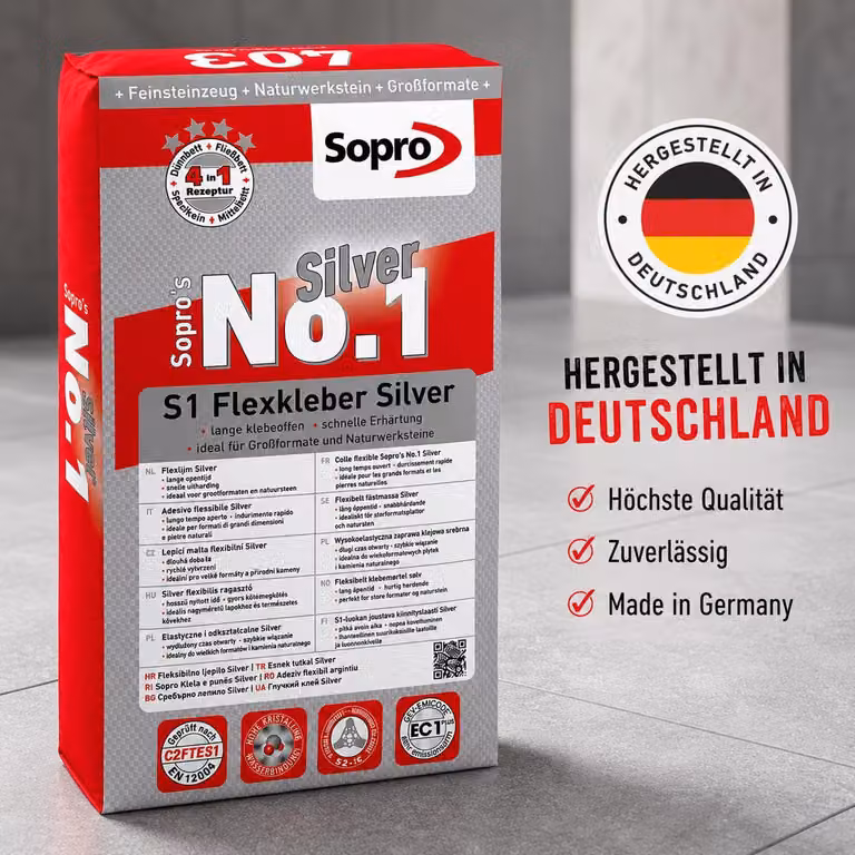 Sopro's No.1 403 Flexkleber Silver 25kg