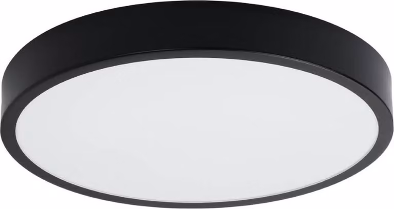 Lampada a soffitto ONYX 50 nero LED 3000K 1xLED 32W alluminio 6x50x50cm Sollux Lighting