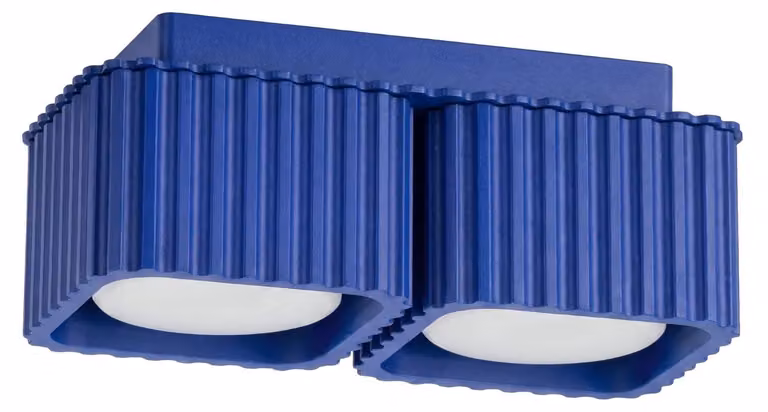 Plafoniera RIFF 2 oltremare Gx53 2xGx53 10W alluminio 8x10x20,5cm Sollux Lighting