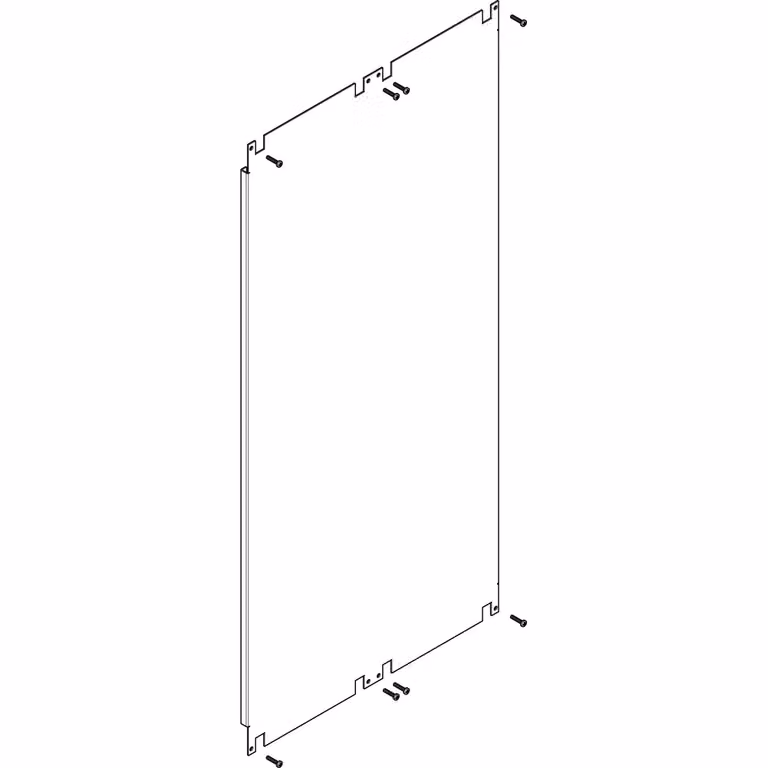 Pannello di montaggio ABN a 2 scomparti, larghezza standard, altezza 7 PMF270N
