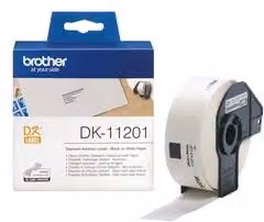 Rotolo di etichette Brother DK-11201 per indirizzi, colore bianco, 29 x 90 mm