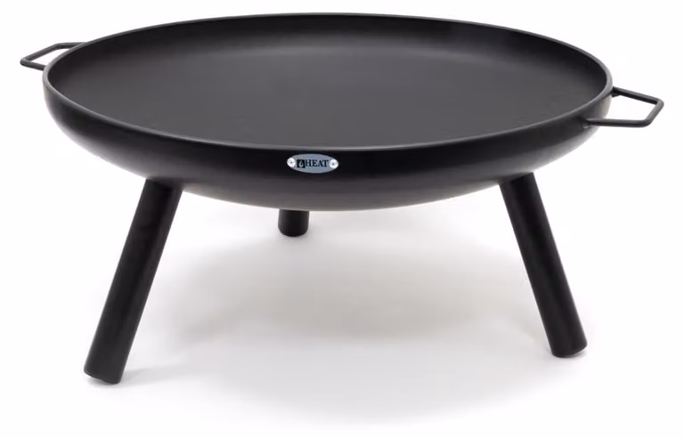 HEAT, braciere Classic con piedi e maniglia, 60 cm, nero