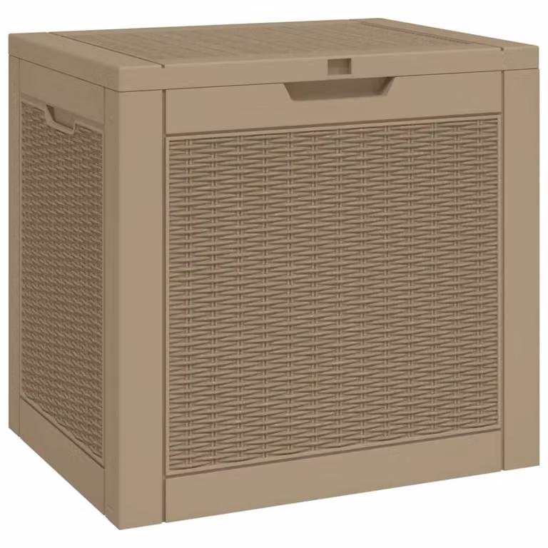 Contenitore Giardino Marrone Chiaro 55,5x43x53 cm Polipropilene