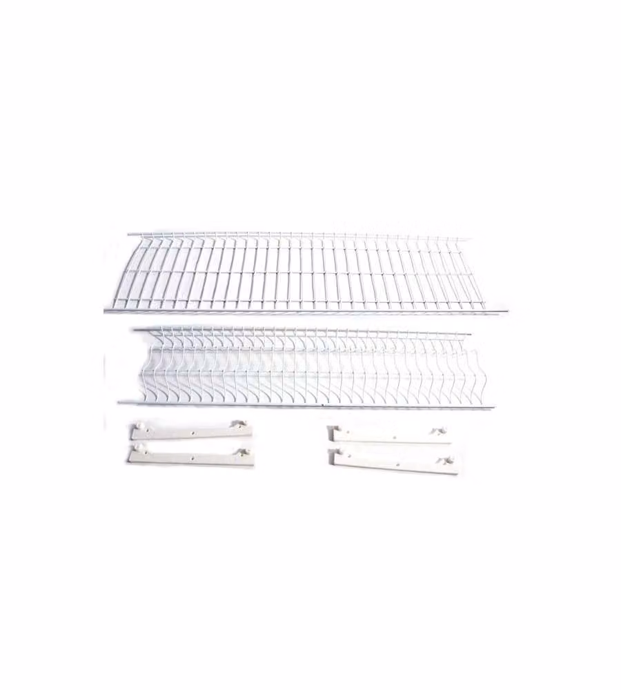 Scolapiatti Acciaio Plasticato Cm 76X23