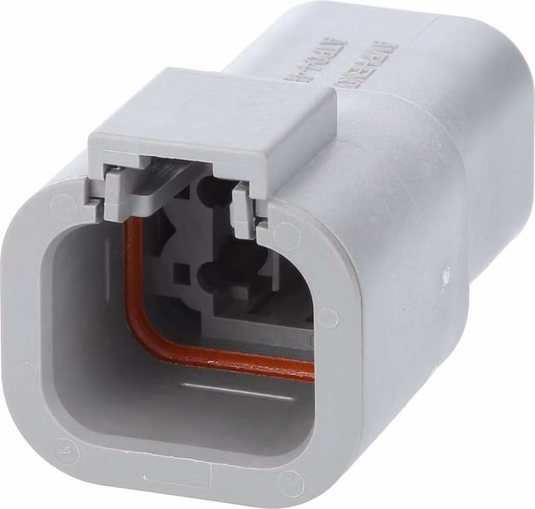 Amphenol AS-4SM 120 Connettore per cavo serie ATP Pin, 4 poli, connessione a crimpare Diametro isolamento 3,4 mm - 4,95 mm,