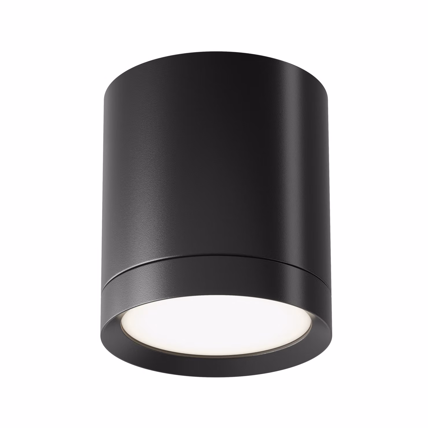 Plafoniera, alluminio, 1 luce, nero, P 8,5 cm