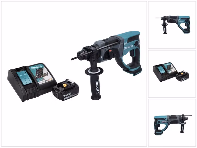 Trapano a batteria Makita DHR 202 RF1 18 V 2,0 J SDS Plus + 1x batteria 3,0 Ah + caricatore