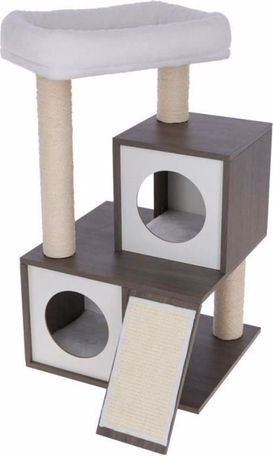 Graffiatoio per gatti Kerbl Grigio Bianco/Nero Sisal