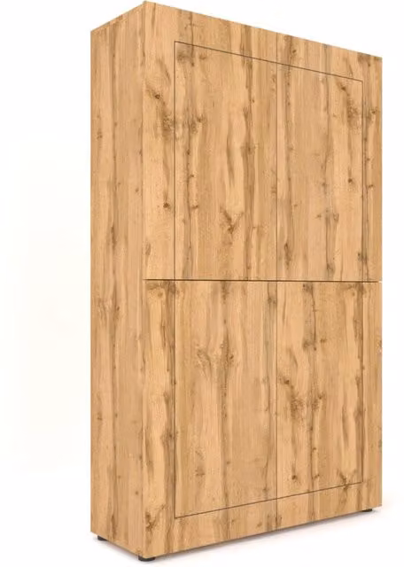 Credenza alta 4 ante 100x35x165 cm Elios quercia natura