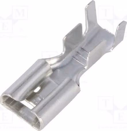 20 connettori: piatti, 0,8 mm, femmina, 6,3 mm, per cavi da 2,5÷4 mm², adatti a cavi isolati ST-005/4 (non isolati)