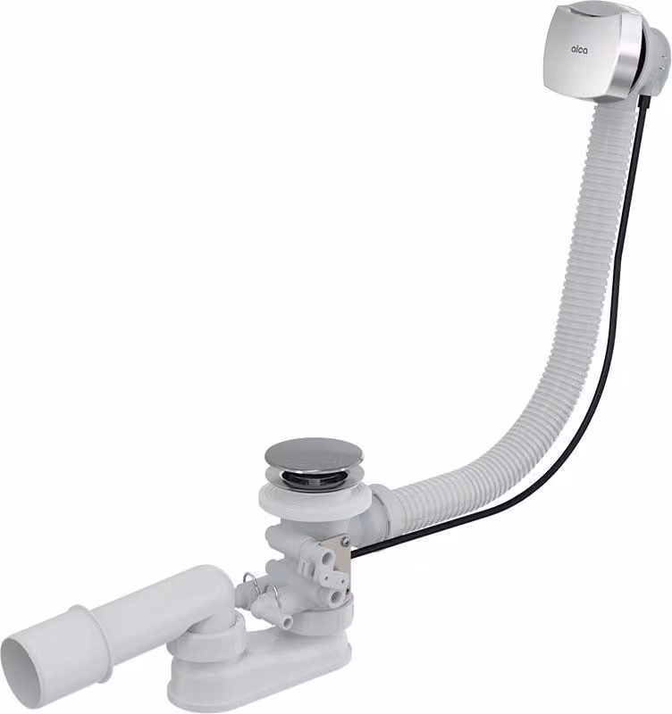 ALCA  A566-112122-120 Sifone per vasca per vasche idromassaggio, cromo