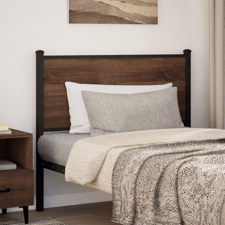 vidaXL Testiera di Ricambio Rovere Marrone 100 cm Legno Multistrato