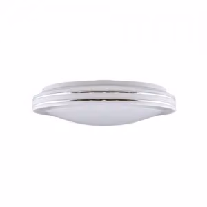 Plafond bagno moderno bianco rotondo Ø35cm colore neutro LED 16W SOLEO Struhm