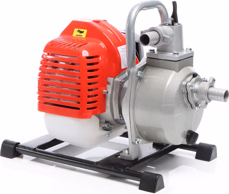 XPOtool pompa acqua a benzina 1,47 kW 15.000l/h Prevalenza 35 m, attacco 38 mm (1,5"), pompa da giardino Motopompa con motore a 2 tempi