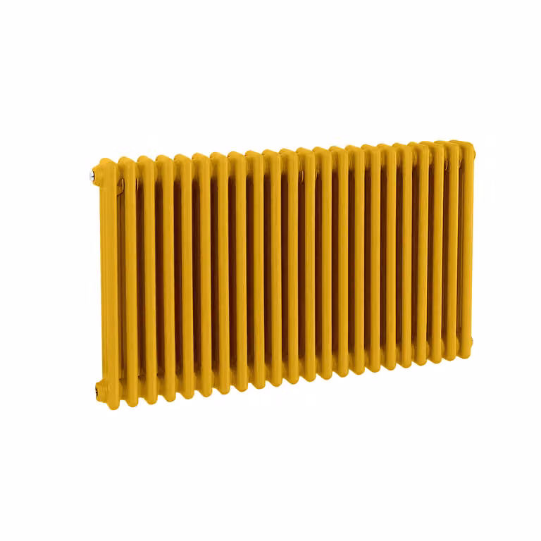 Radiatore Orizzontale a Colonne (2 Colonne) 600mm x 1010mm - Giallo (Dandelion Giallo) - Regent