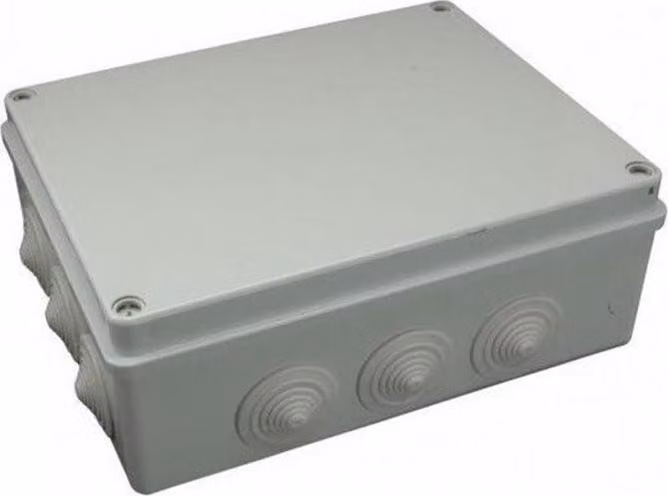 Pawbol | Scatola Elettrica S-Box 506 - 240×190×90 mm - Grigio - IP55 - Montaggio A Parete - Impermeabile