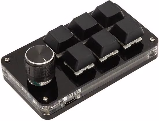 Tastiera USB Mini - Tastiera Gaming - Programmabile - Compacta - Illuminazione RGB - Ideale per il Gioco - Tastiera Mini