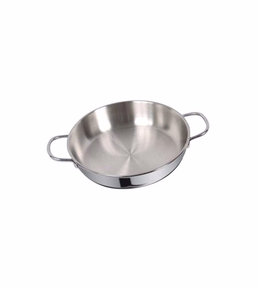 Tegame Inox 2 Manici         Cm 20 Dune Metalsomma