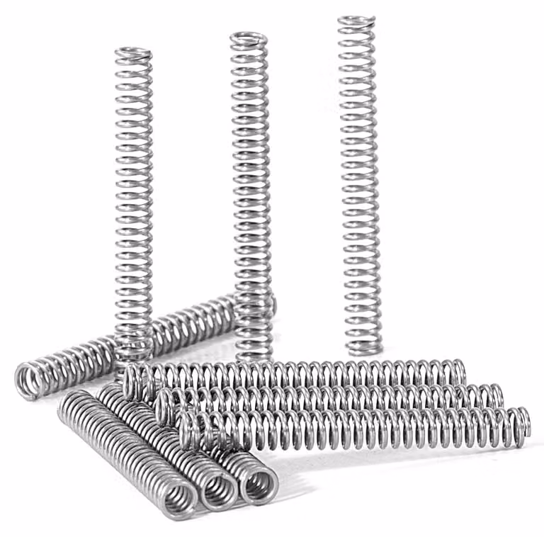 Molle a compression, 25 mm, acciaio inossidabile 304, dimensioni 0,45x3 mm, peso 1 kg, confezione da 20 pezzi