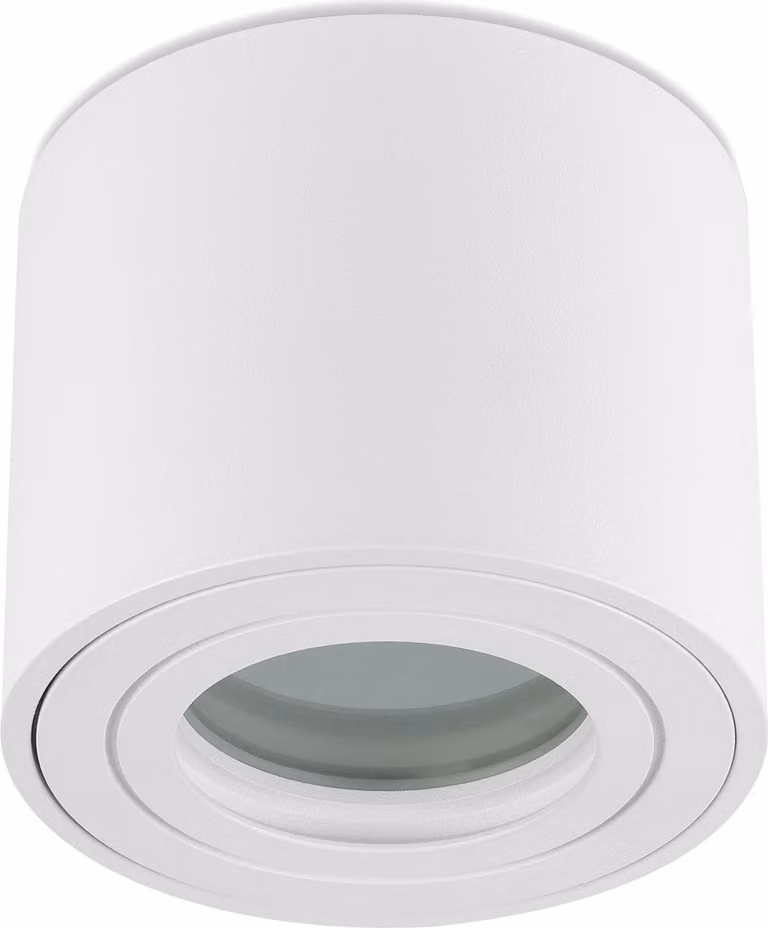 Sweet LED faretto da superficie bagno piatto alluminio bianco IP44 faretto da superficie 230V