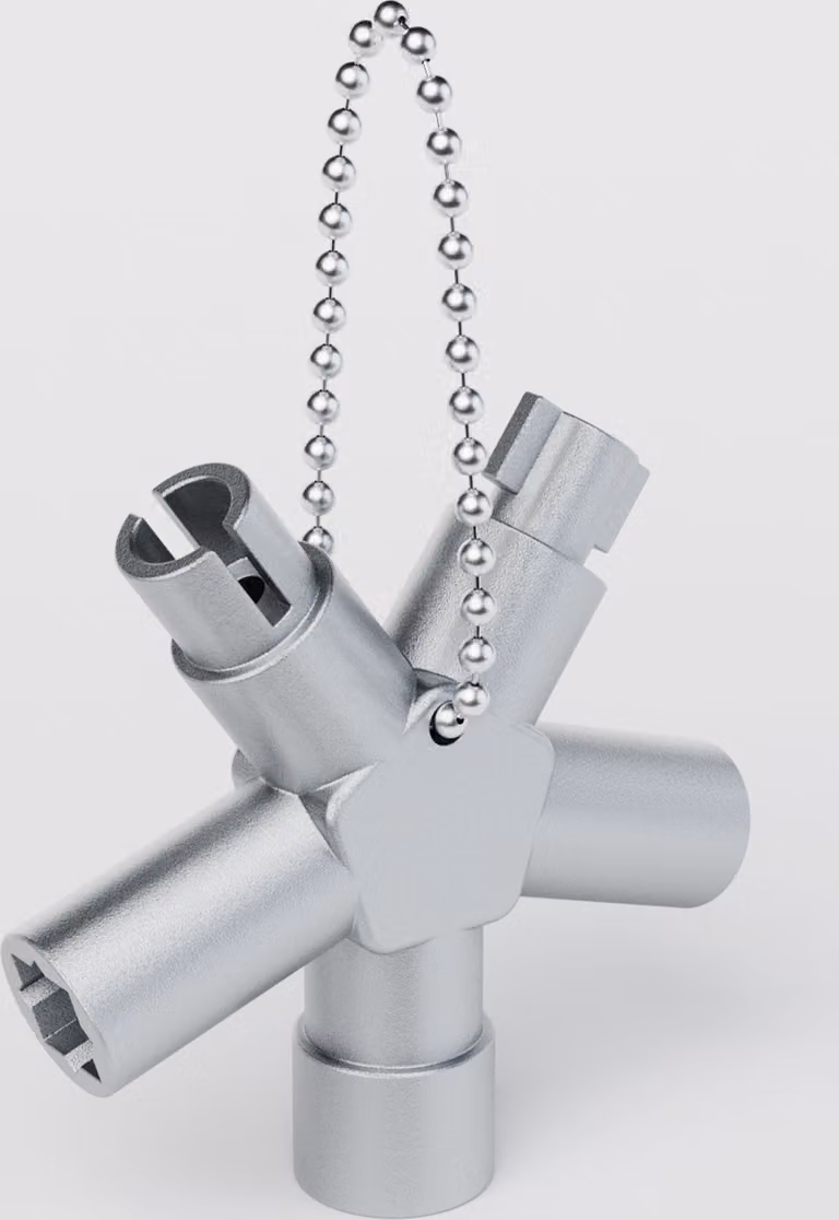 ABSINA Chiave universale con 4 profili - Daimler Benz Chiave triangolare Chiave quadrata Chiave universale