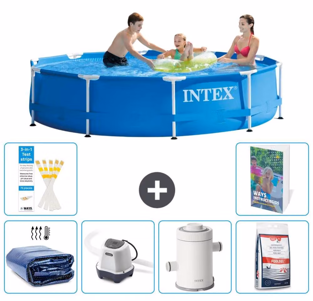 Piscina autoportante rettangolare - 305x76 cm - 5 pezzi - Modello S155