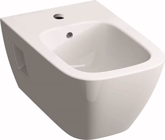 Geberit Renova Nr. 1 Plan Bidet, suspendu, forme partiellement fermée, 500.380.01.8, 500.380.01.8