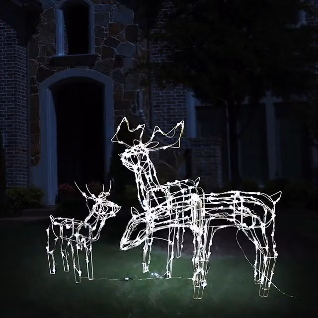 Decorazioni di Natale a Forma di Renne 3 pz 229 LED 51011