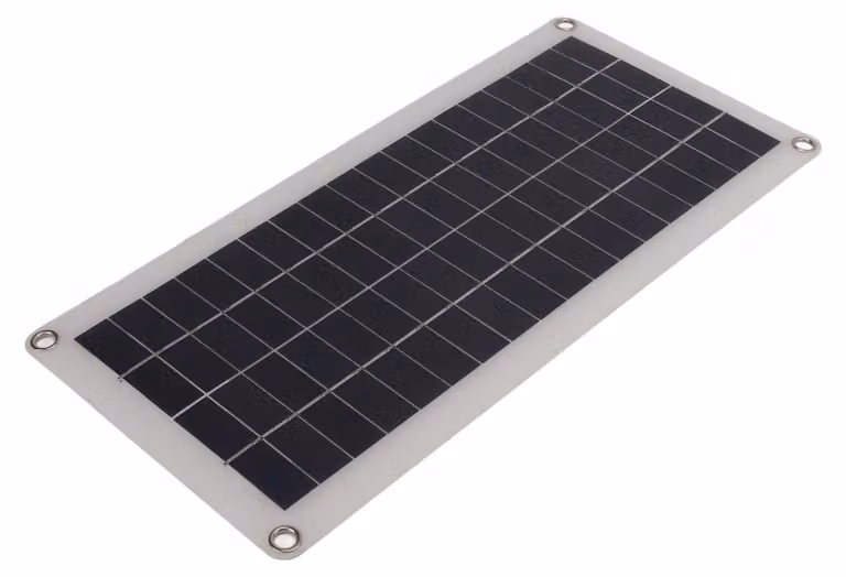 Caricabatterie solare da 20 W, impermeabile, per auto e moto