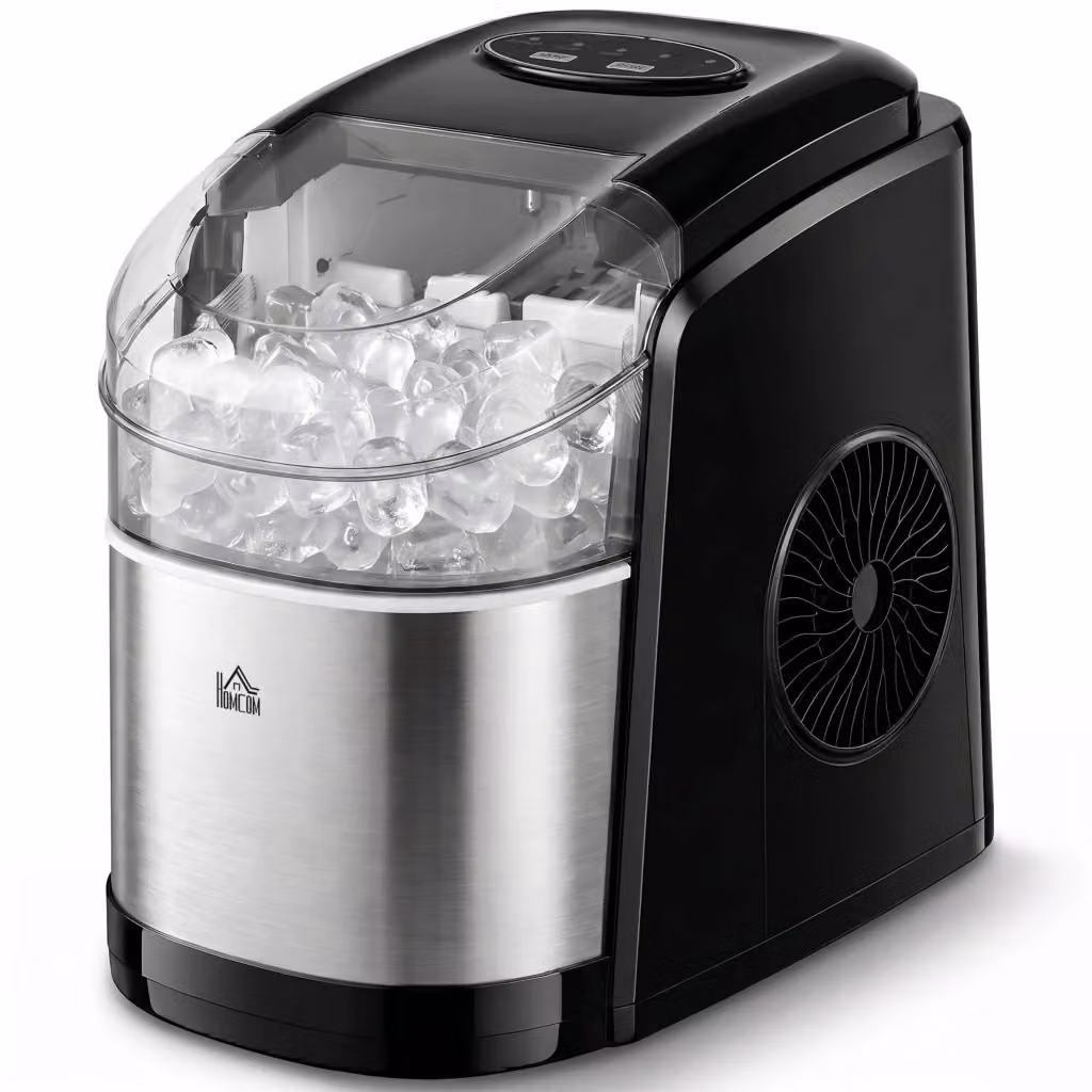 Macchina per ghiaccio Klarstein Xylo nera con serbatoio da 1,7 l e cestello da 0,9 kg – 2