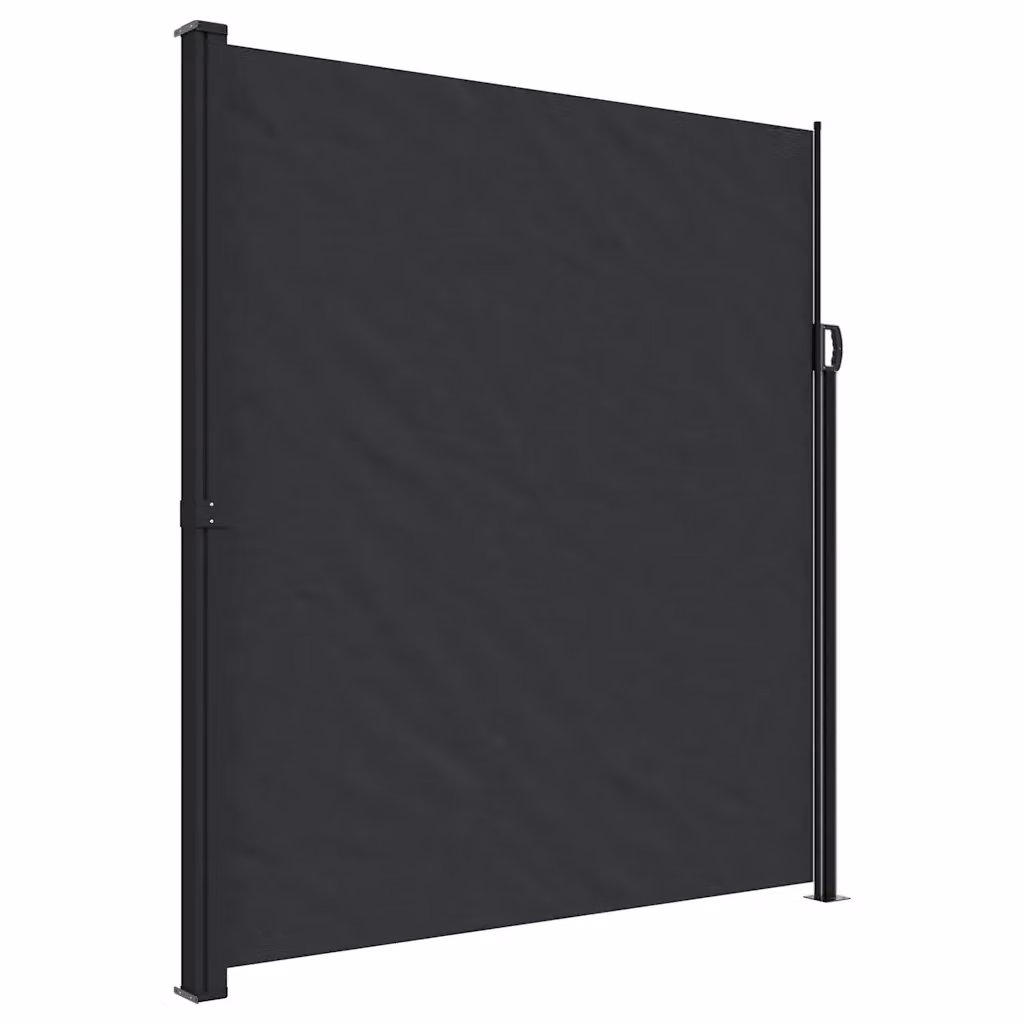 Tenda da sole laterale retrattile DESIGN IN nera in poliestere e acciaio L: 600 cm, H: 220 cm – 2
